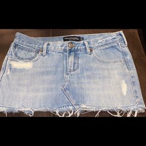 Girls Abercrombie jeans skirt